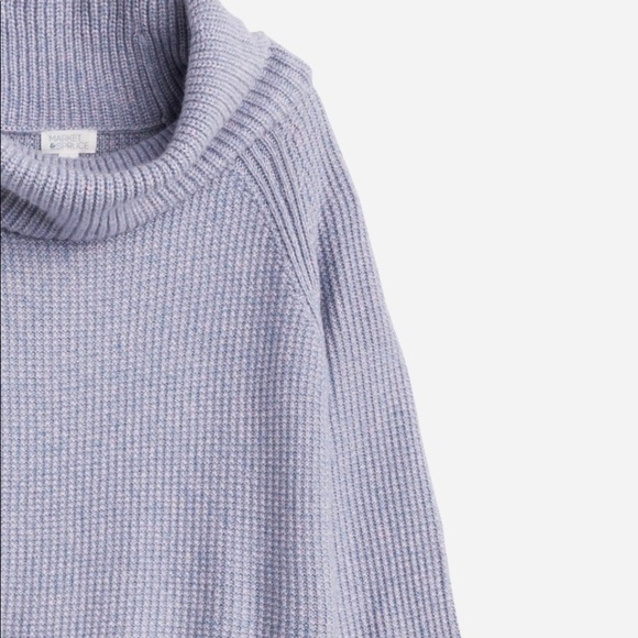 Market Spruce Sharon Cowl Neck Waffle 